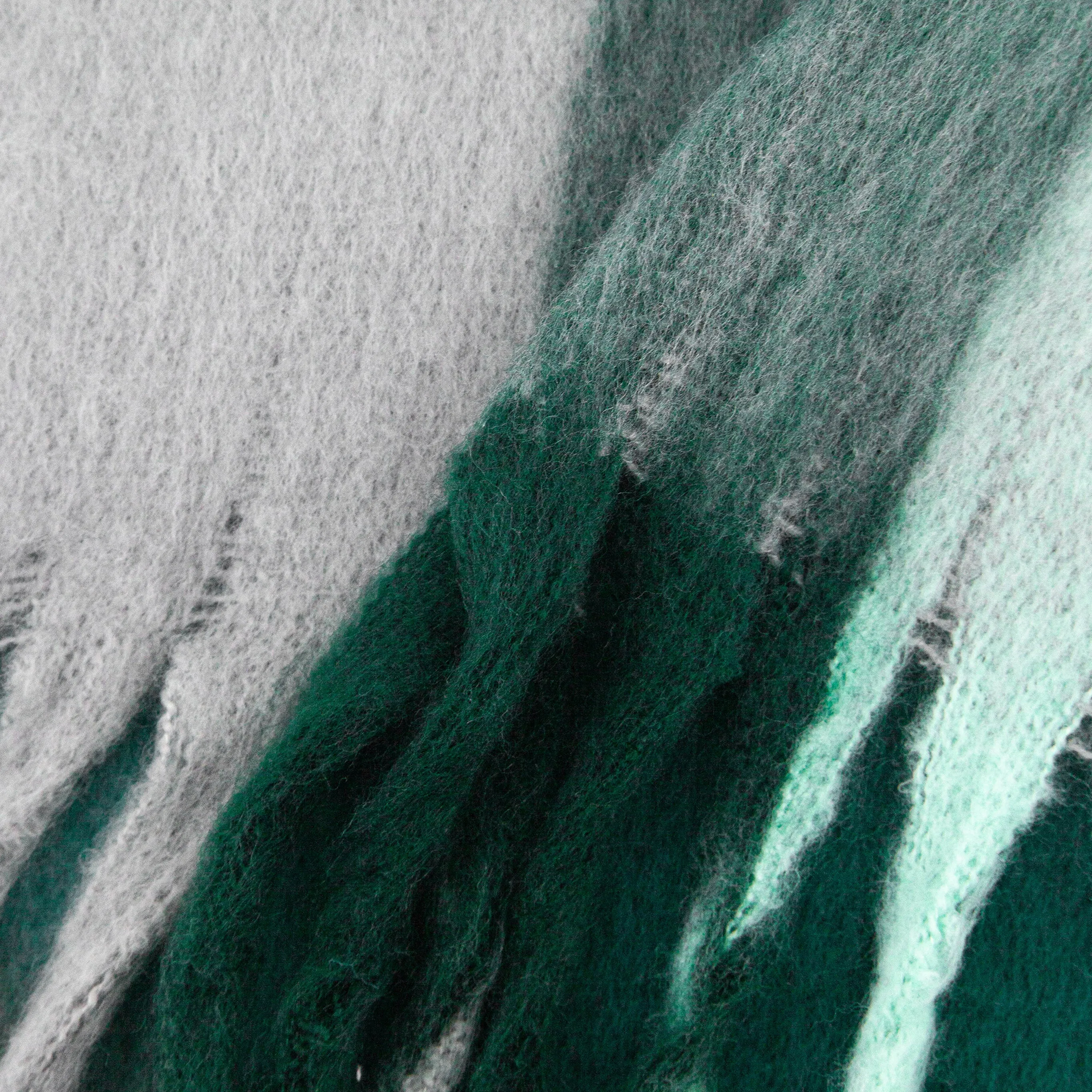 Allie Heavyweight Scarf - Teal, Square Colour Block