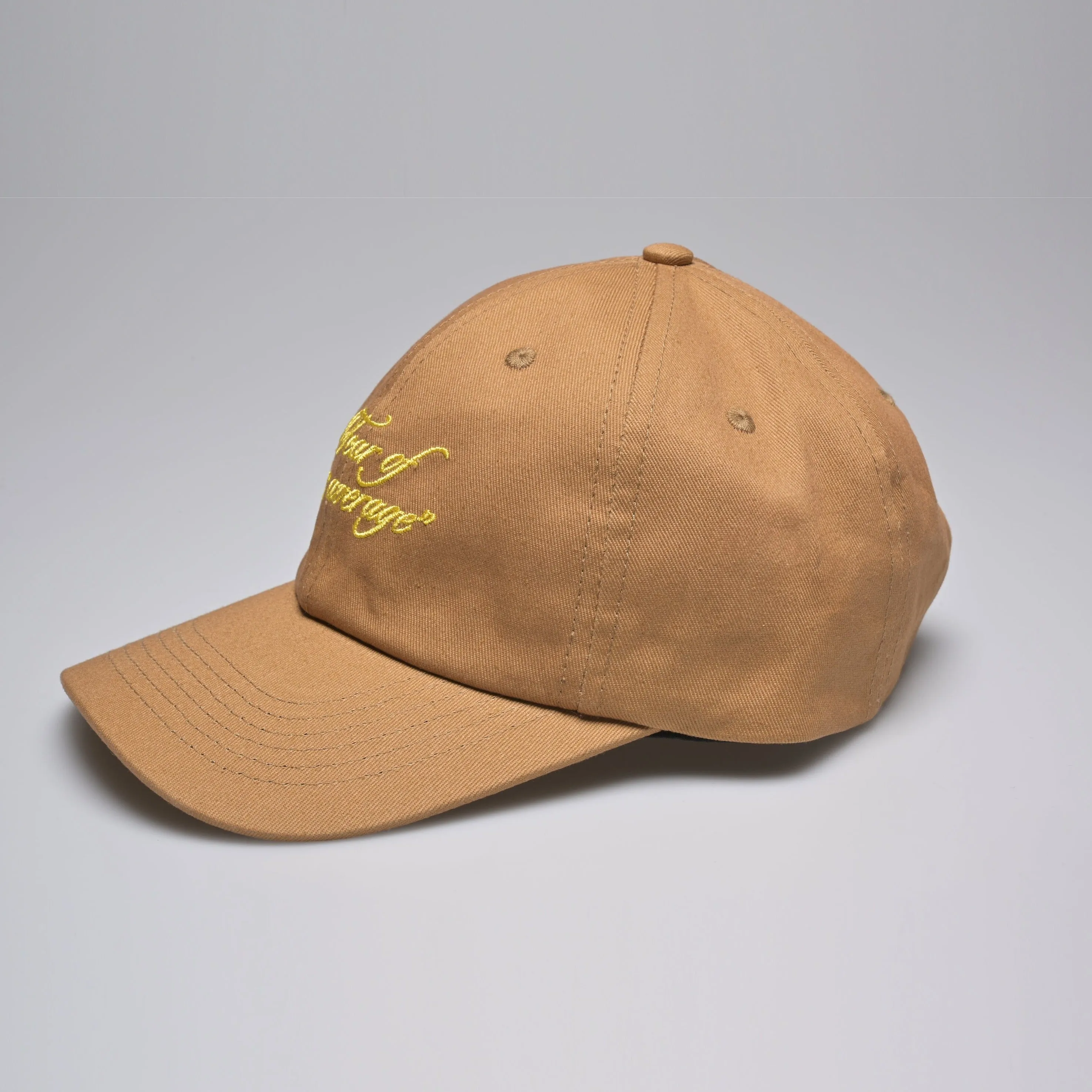 Cap "Fear of being average"