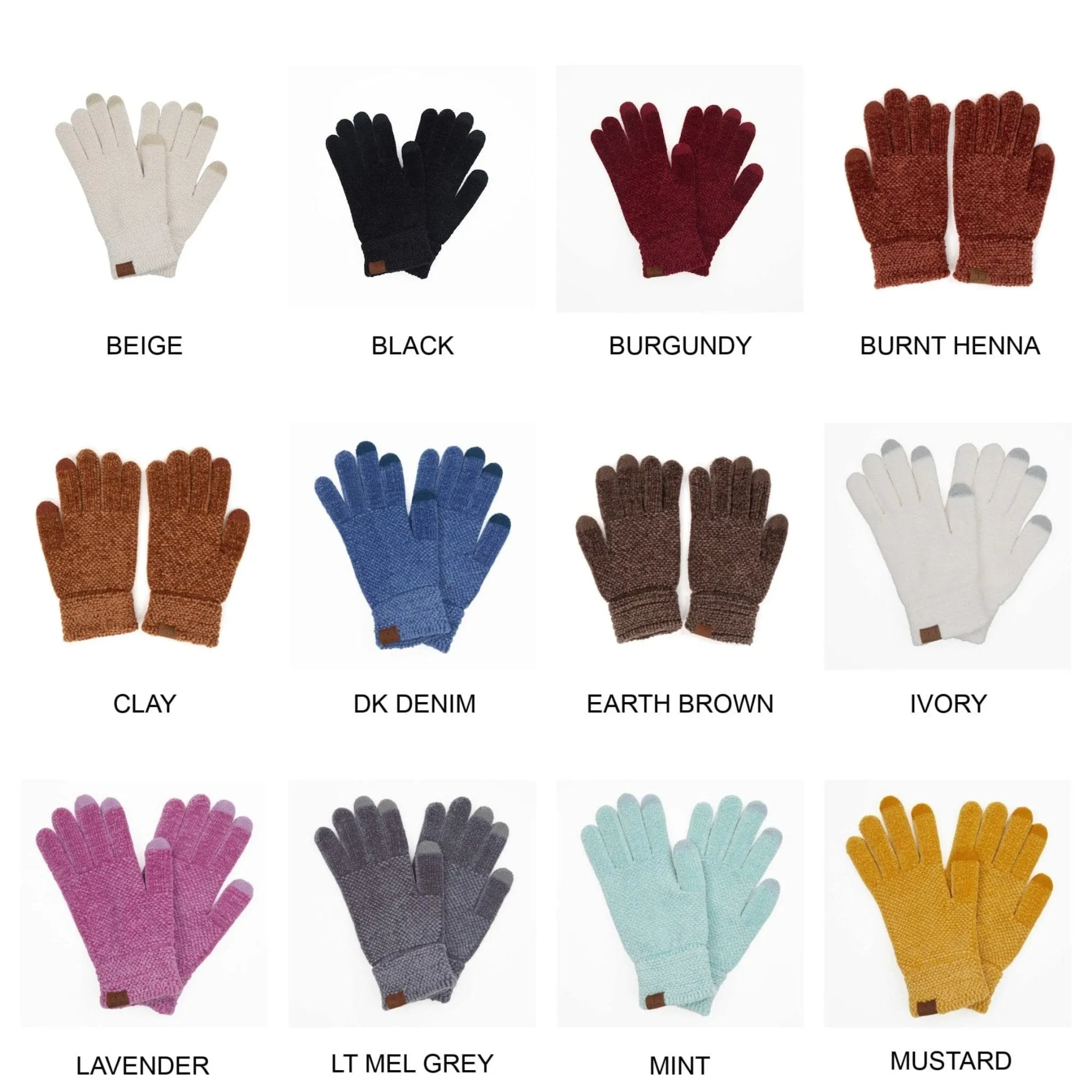 CC Brand Unisex Touchscreen Phone Tech Touch Winter Gloves Accessories