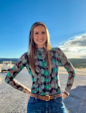 Concho Queen Mesh Top