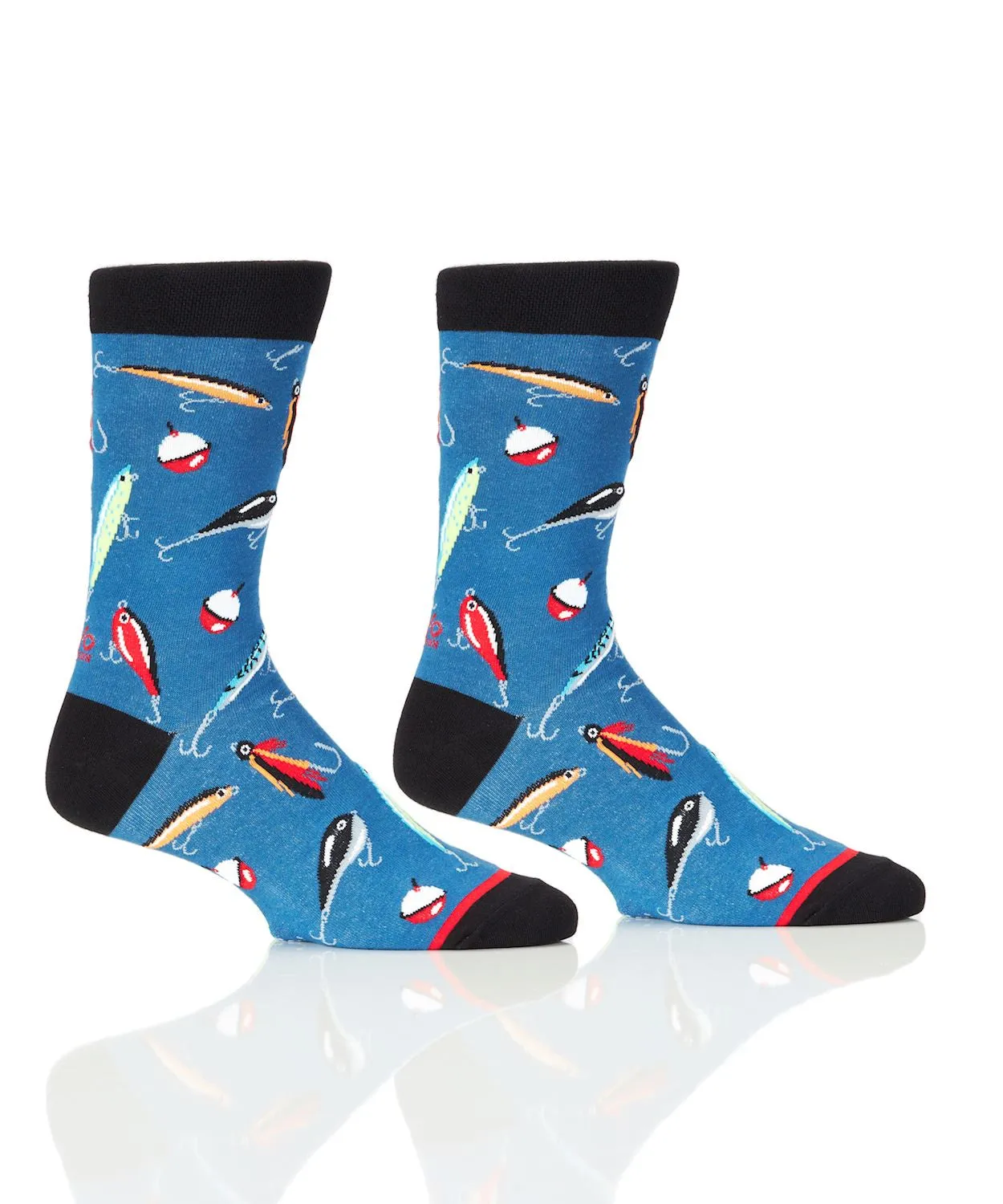 Fishing Lures Men's Crew Socks