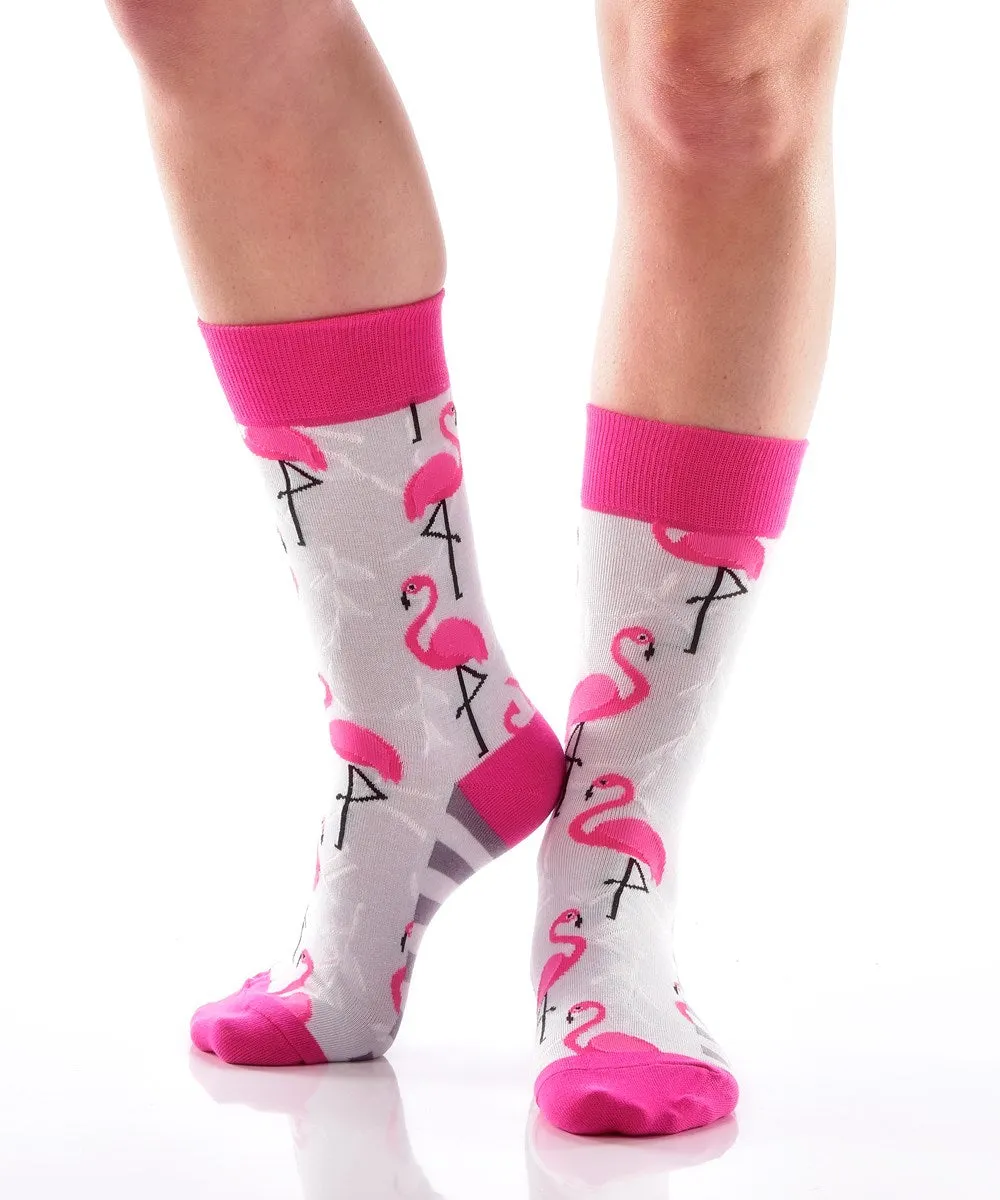 Flamingo Women's Crew Socks