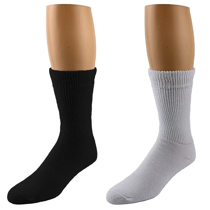 Foundation Air Cushion Diabetic Wide Calf Socks