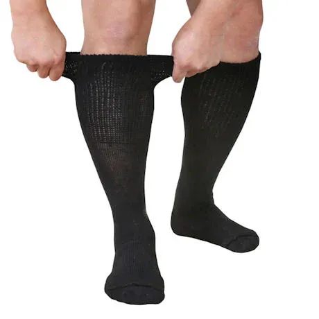 Foundation Air Cushion Diabetic Wide Calf Socks