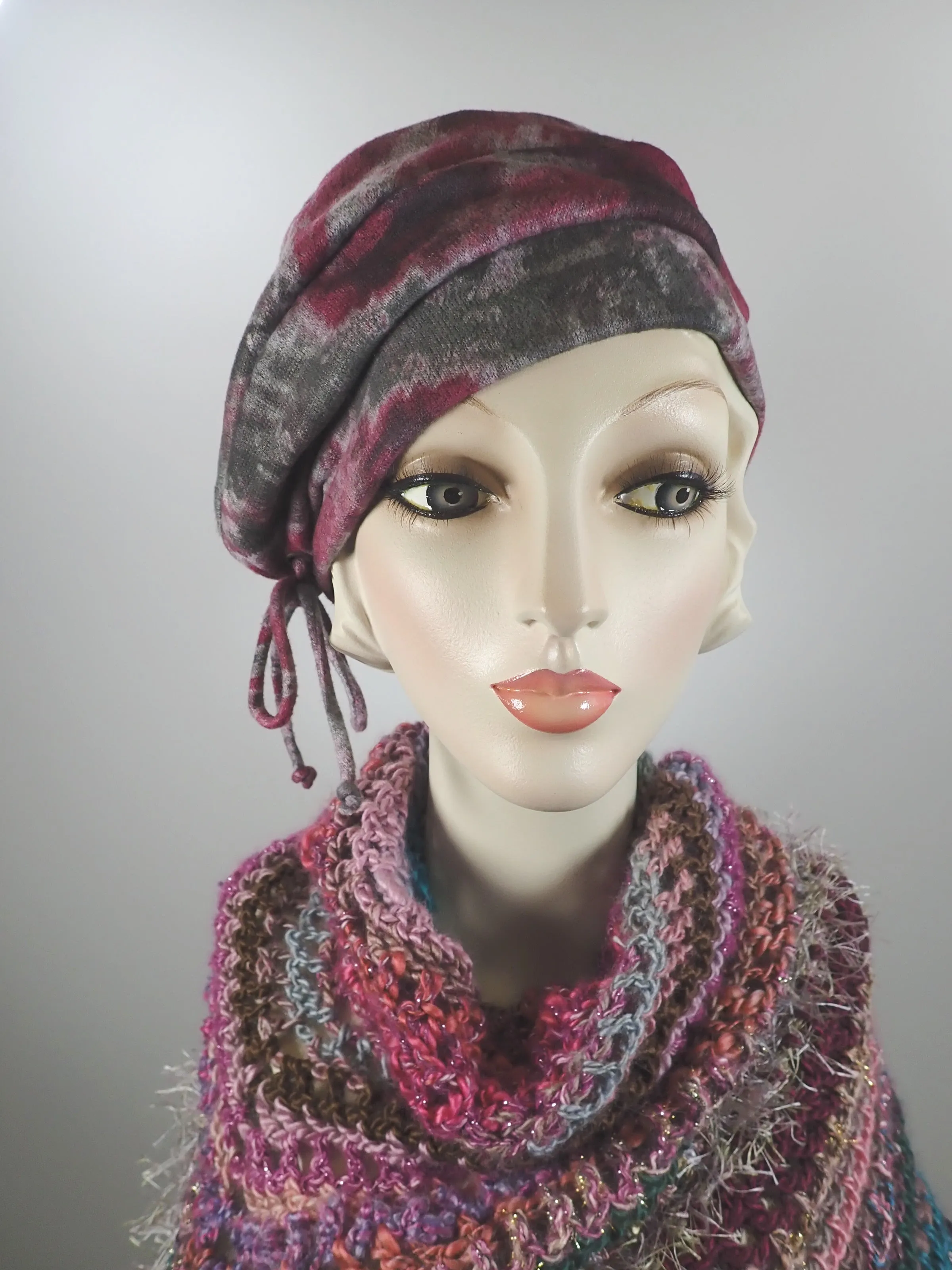 Gifts for Her. Womens Triangle Scarf Shawl. Chunky Crochet Wool Cowl Scarf. Hand Crocheted Scarf. Colorful triangle Scarf. Granny squares