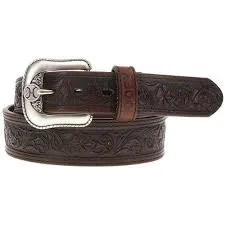 HOOEY "MIDNIGHT" CLASSIC BELT BROWN/ BLACK