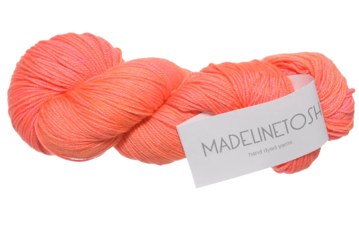 Madelinetosh Pashmina Yarn - Neon Peach