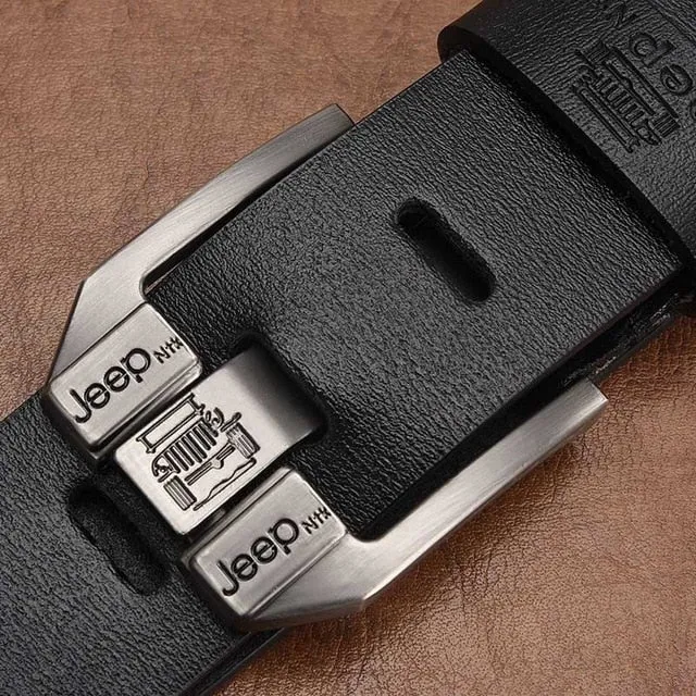 NO.ONEPAUL Genuine Leather For Men High Quality Black Buckle Jeans Belt Cowskin Casual Belts Business Belt Cowboy waistband