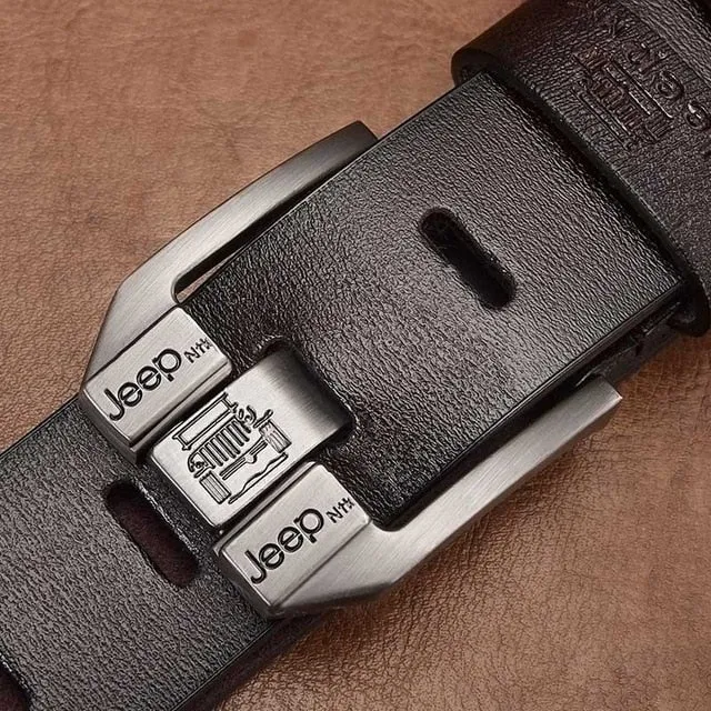 NO.ONEPAUL Genuine Leather For Men High Quality Black Buckle Jeans Belt Cowskin Casual Belts Business Belt Cowboy waistband
