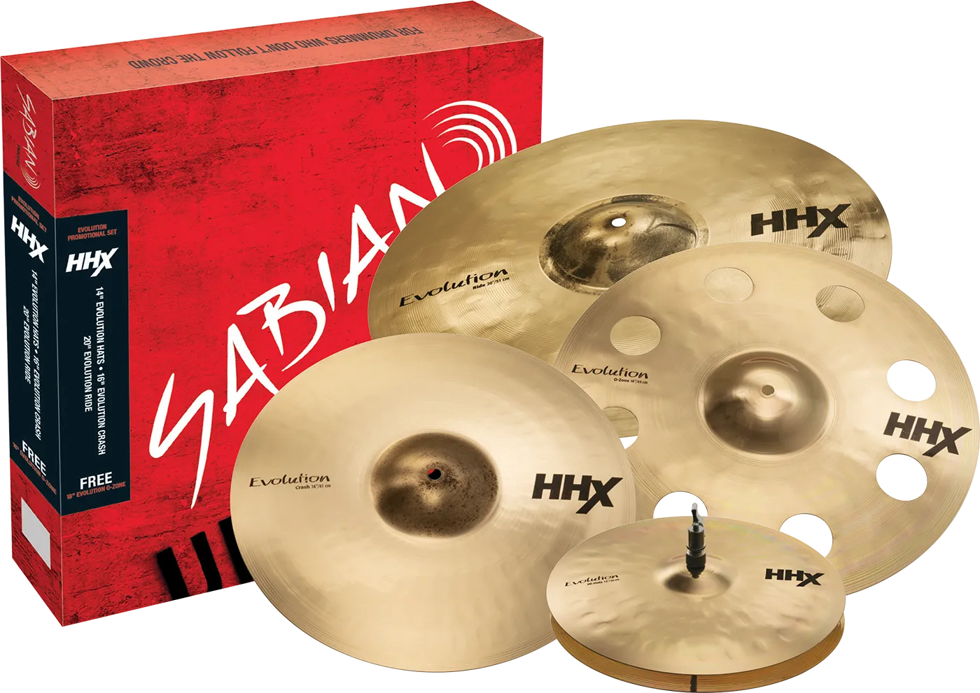 Sabian HHX Evolution Promotional Cymbal Set