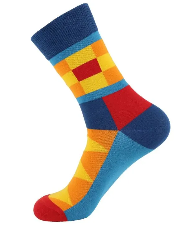 SF909 Colorful Assorted Shapes Socks