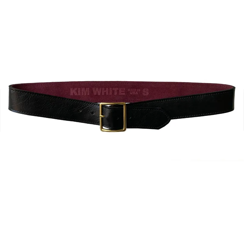 Thin Square Buckle - Black